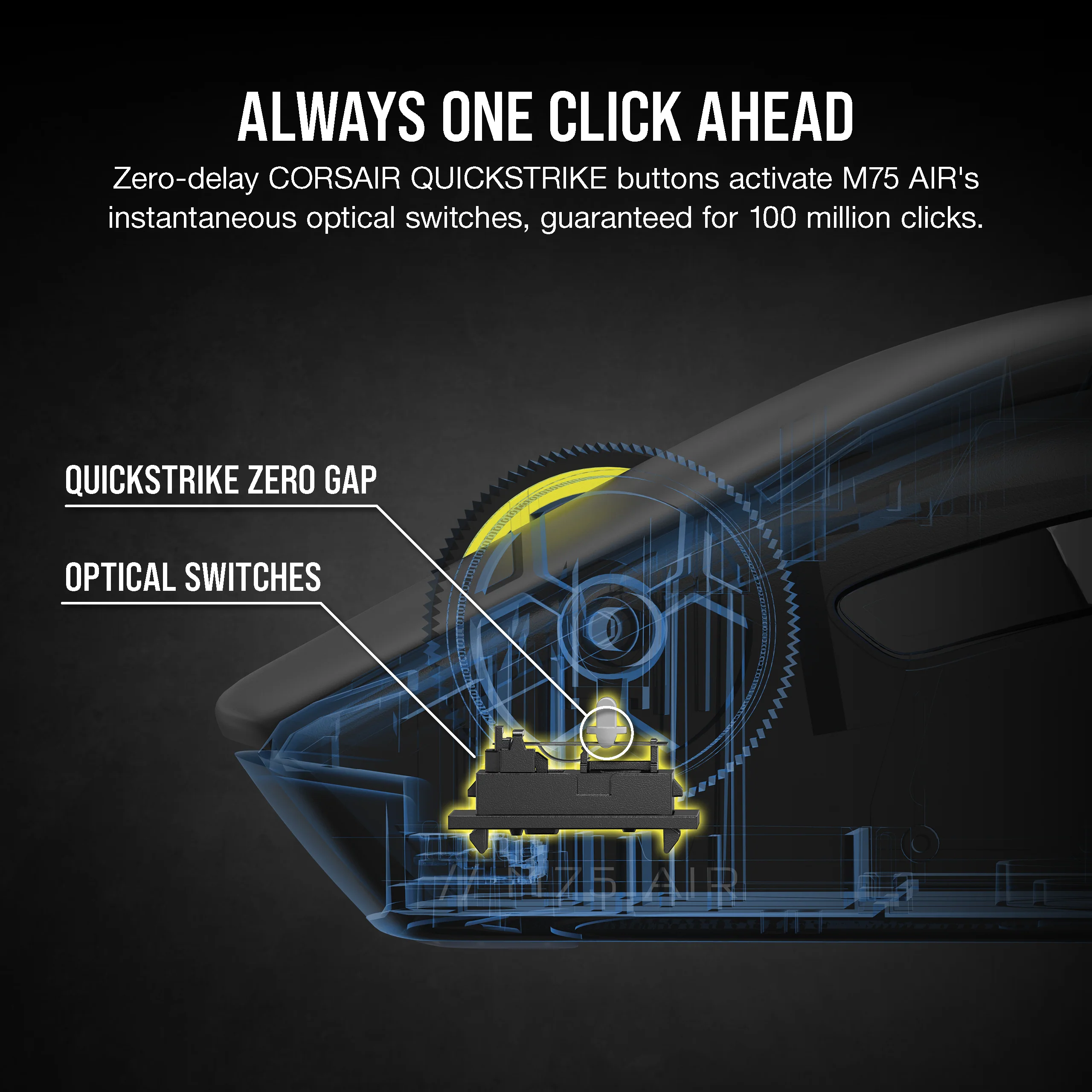 Corsair M75 AIR Ultra-Lightweight Wireless Gaming Mouse - Image 10