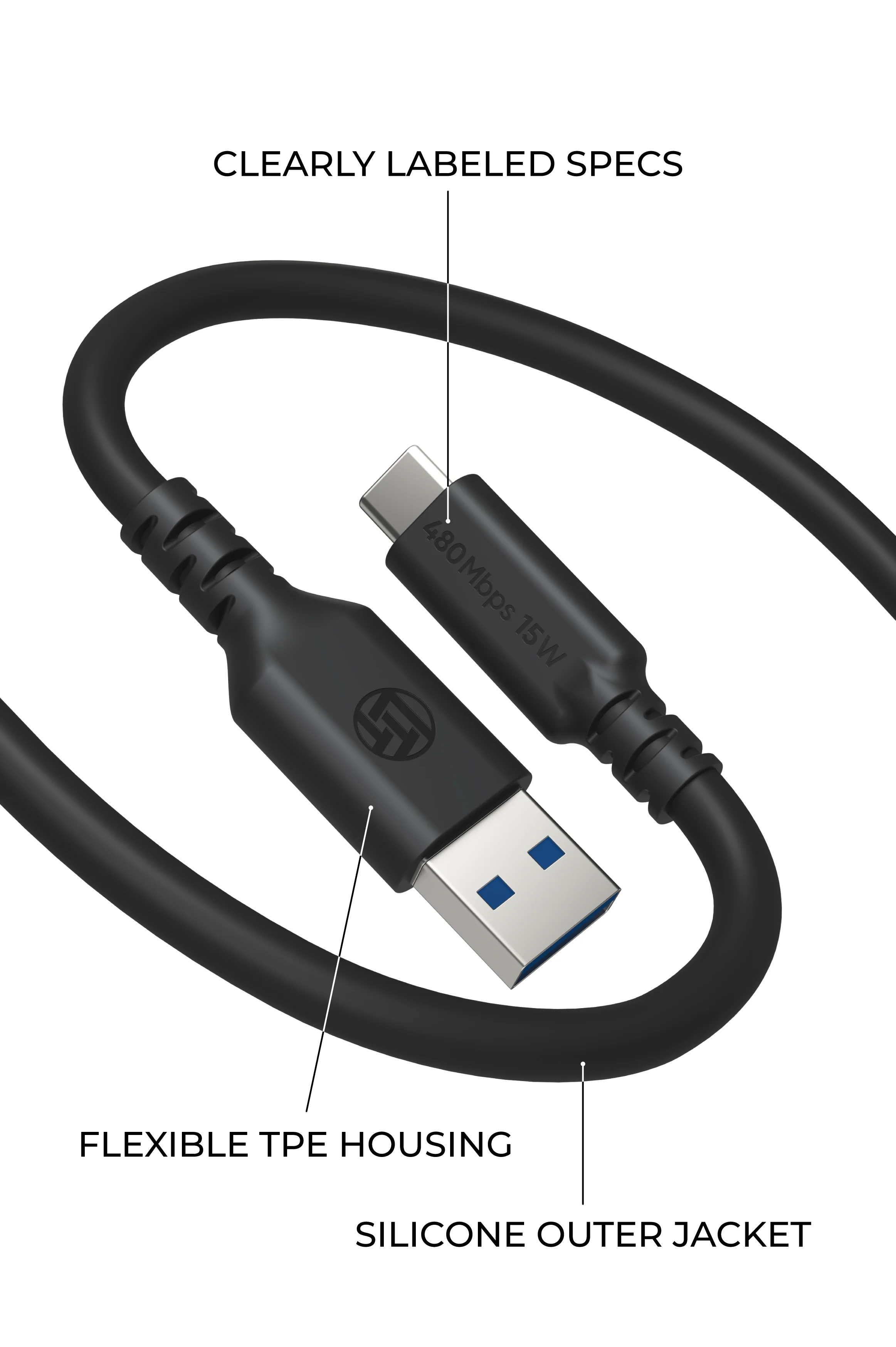 LTT TrueSpec Cable USB Type A to C (15W) - Image 4