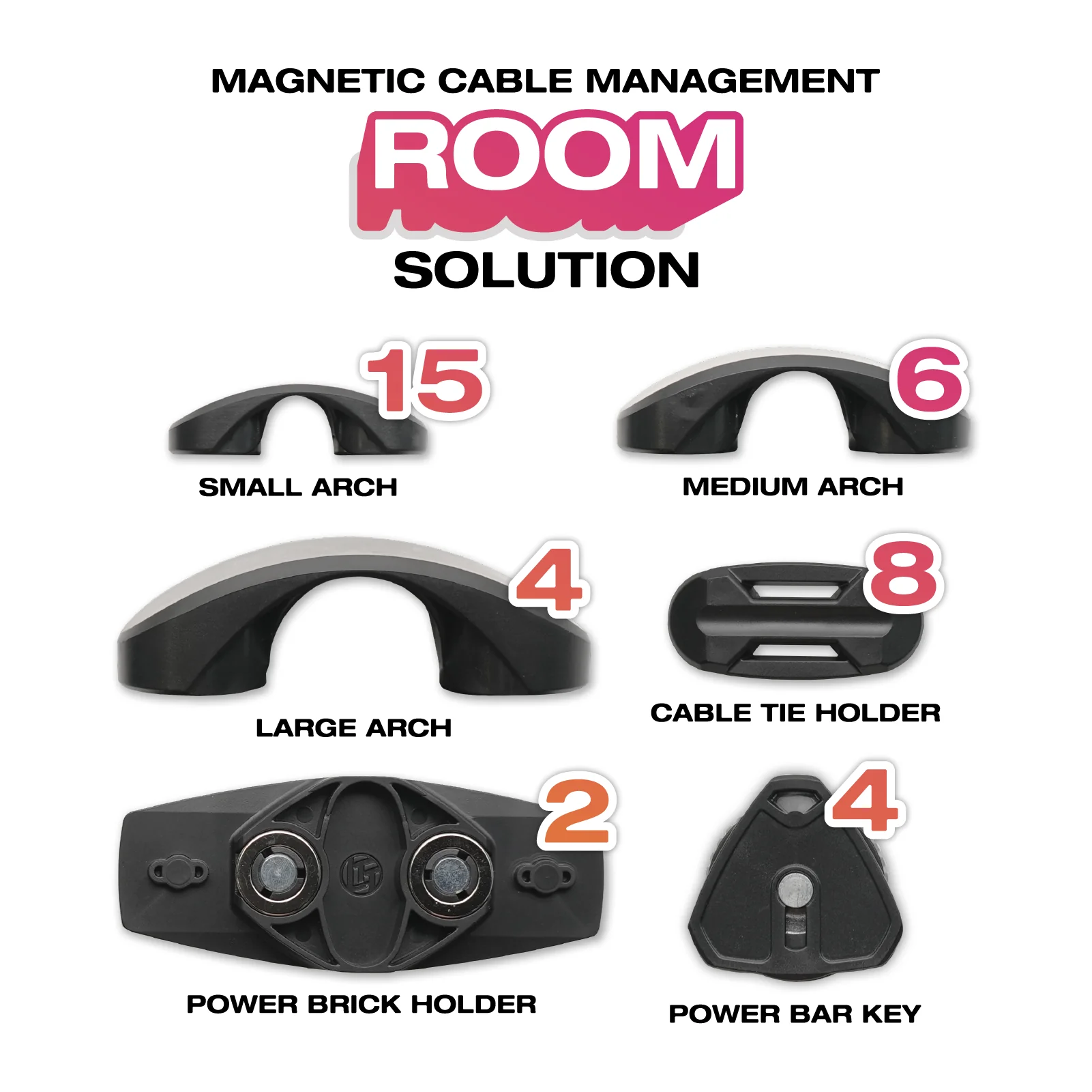 Magnetic Cable Management Silicone Room Solution - Image 4