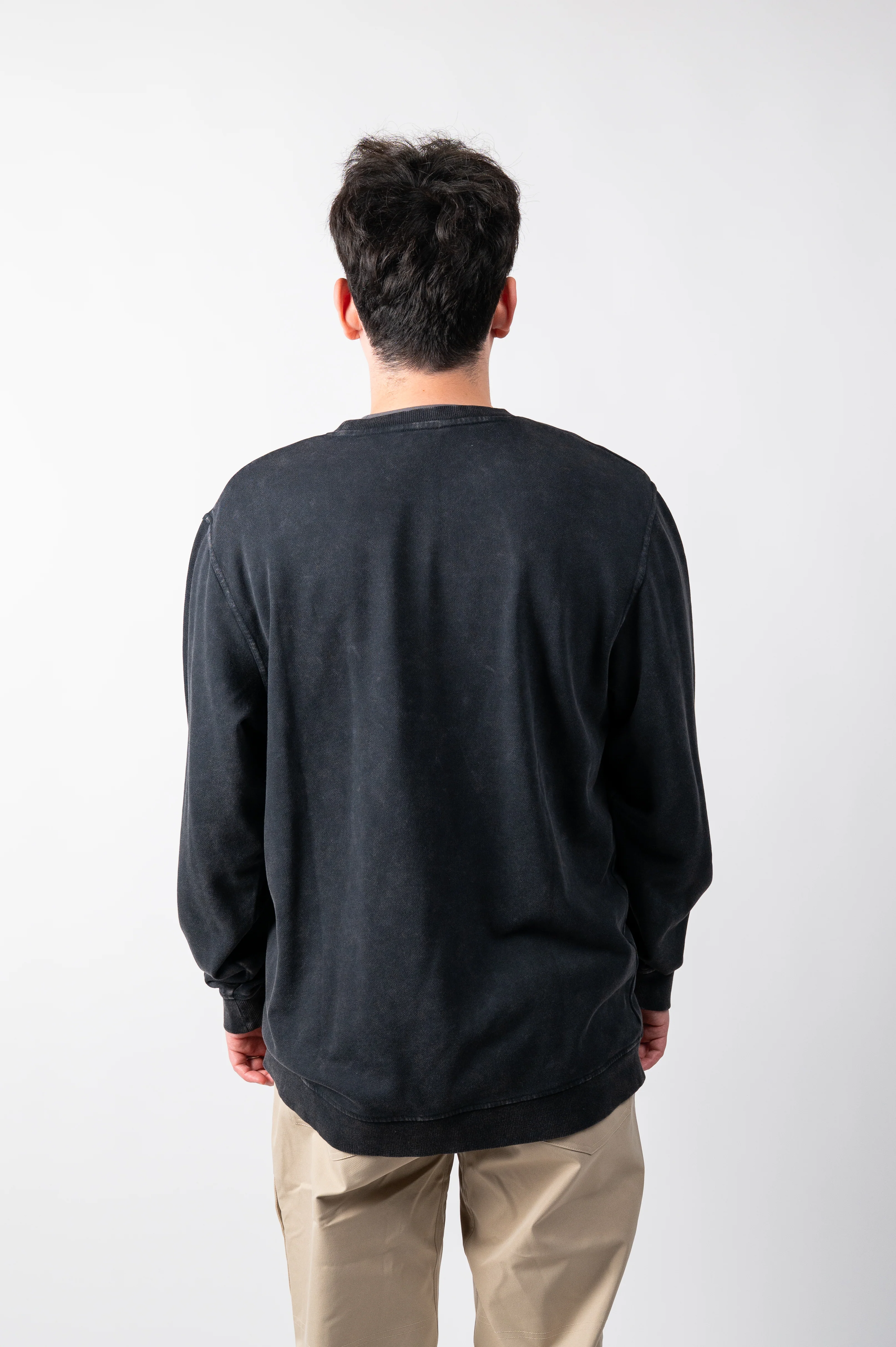 Washed Crew Neck Sweatshirt - Image 7